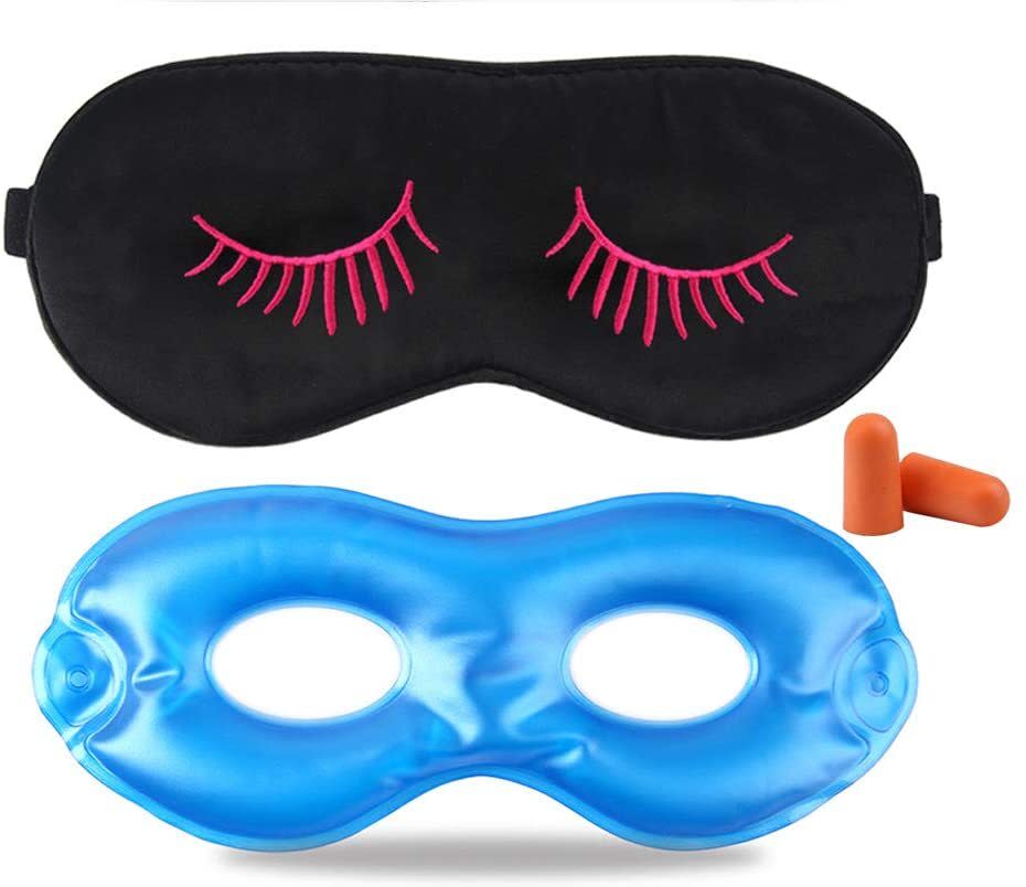 It comes complete with a gel bead insert that can be stored in the fridge and then used to give you that cooling feeling your hot sleeps need.<br /><br /><strong>Promising review:</strong> "This is exactly what I was looking for. The silk fabric is very soft and smooth, the strap is adjustable and comfortable to wear. This mask blocks all the light from the TV or a tablet, and about 95% of brighter light from lamps or the sun. And the cold pack is fantastic, worn alone or when placed inside the sleep mask, it's a tremendous help for headaches and hot flashes. You can't beat it for the price." &mdash; <a href="https://www.amazon.com/gp/customer-reviews/RSBQ0YGBIQKZ?&amp;linkCode=ll2&amp;tag=huffpost-bfsyndication-20&amp;linkId=4ee03be3110f2e98a0e3845c3aa9b6fd&amp;language=en_US&amp;ref_=as_li_ss_tl" target="_blank" rel="noopener noreferrer">Heather Harding</a><br /><br /><strong><a href="https://www.amazon.com/gp/product/B073P6Q785?th=1&amp;linkCode=ll1&amp;tag=huffpost-bfsyndication-20&amp;linkId=0d9d73ead7006eeb3936268847debb98&amp;language=en_US&amp;ref_=as_li_ss_tl" target="_blank" rel="noopener noreferrer">Get it from Amazon for $9.95 (available in eight designs).</a></strong>