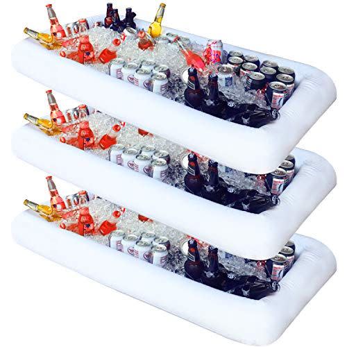 17) Novelty Place Inflatable Ice Serving Buffet Bar (3-Pack)