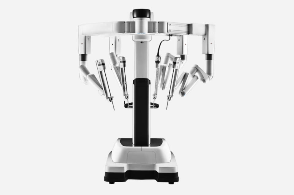 remote surgical surgery robot system (Courtesy Intuitive)