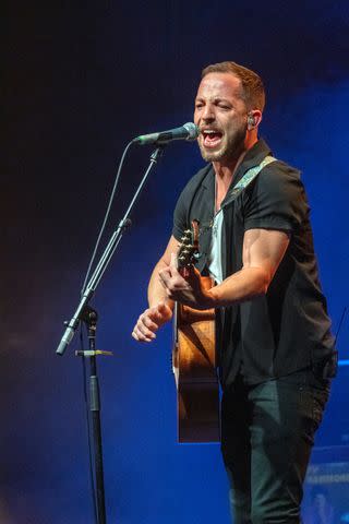 <p>Roberto Ricciuti/Redferns</p> James Morrison performing in Edinburgh in April 2022