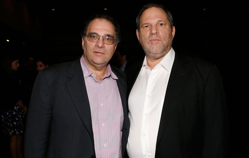 Harvey Weinstein's (R) brother Robert (L) has now spoken out after a slew of sexual misconduct allegations were levelled against his sibling. Source: Getty