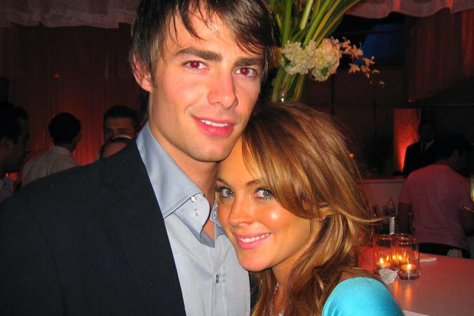 <p>Jonathan Bennett/Instagram</p> Jonathan Bennett and Lindsay Lohan