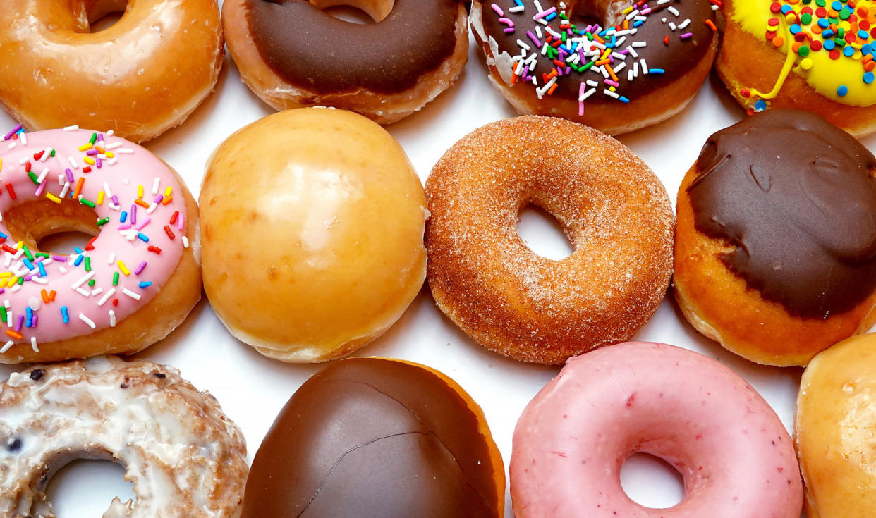 Krispy Kreme is giving away doughnuts and deals for National Doughnut Day