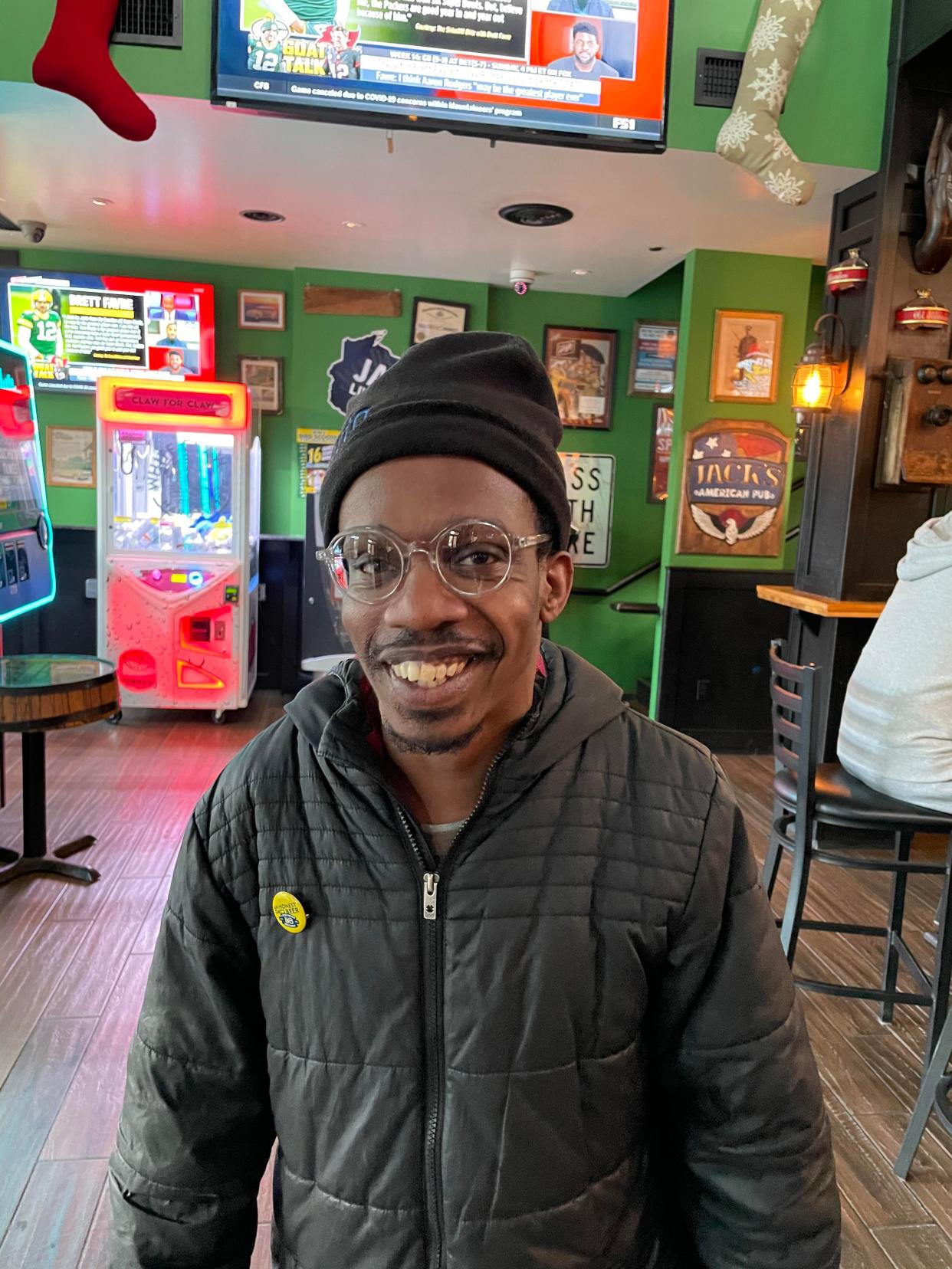 Quincy is a regular at many Brady Street establishments. He was severely injured in a hit-and-run on the street on Memorial Day.