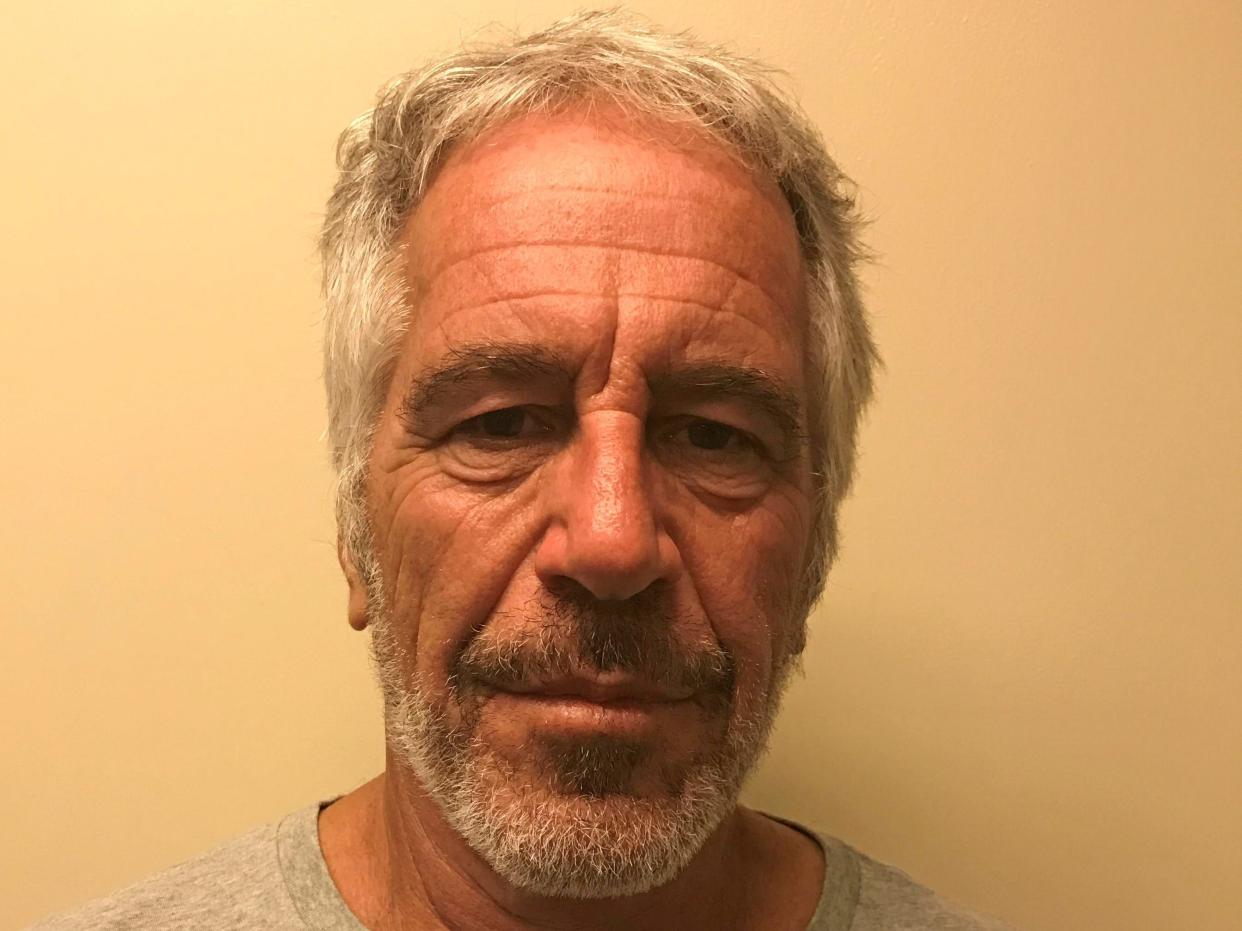 FILE PHOTO: U.S. financier Jeffrey Epstein appears in a photograph taken for the New York State Division of Criminal Justice Services' sex offender registry March 28, 2017 and obtained by Reuters July 10, 2019.  New York State Division of Criminal Justice Services/Handout via REUTERS/File Photo