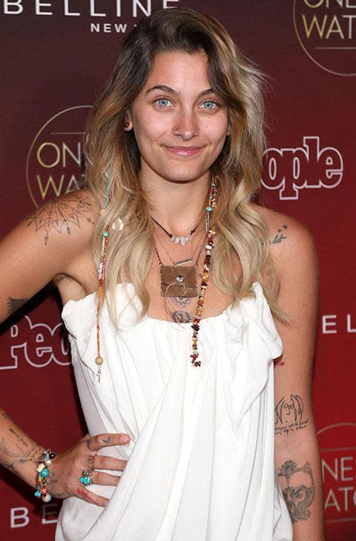 Paris Jackson looked flawless as she hit the red carpet for People's 'Ones To Watch' party this week without any makeup.