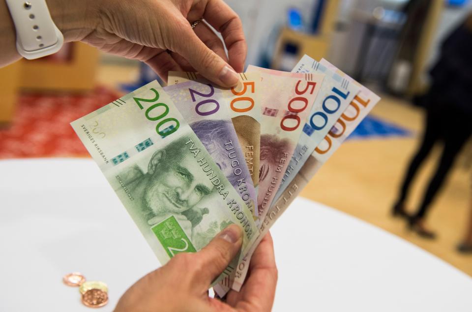 De los países europeos, Suecia es de los que menos usa ya el efectivo. Solamente el 20% de los pagos se realizan con billetes y monedas. (Foto: Pontus Lundahl / TT News Agency / AFP / Getty Images).