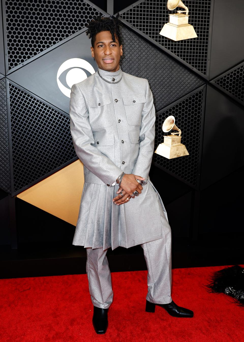 Jon Batiste attends the 2024 Grammy Awards