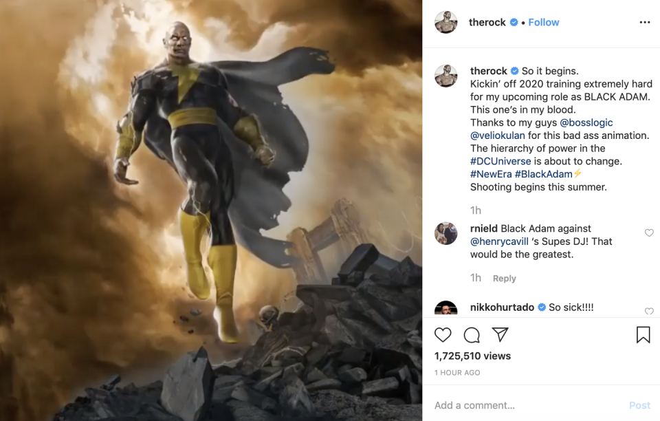 Photo credit: Dwayne Johnson - Instagram