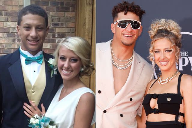 <p>Patrick Mahomes/ Instagram; Frazer Harrison/Getty</p> Patrick and Brittany Mahomes