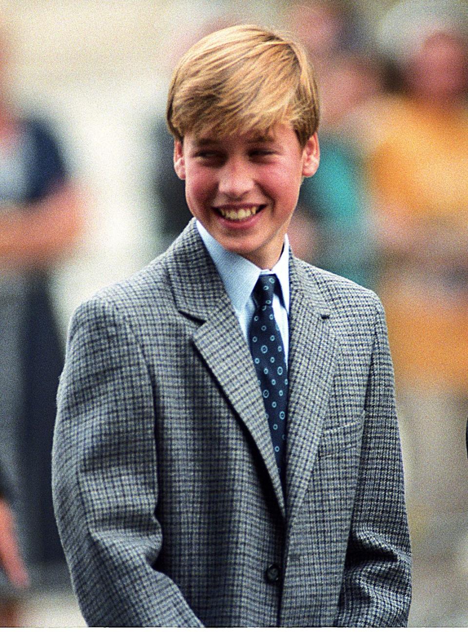 prince william's first day at eton