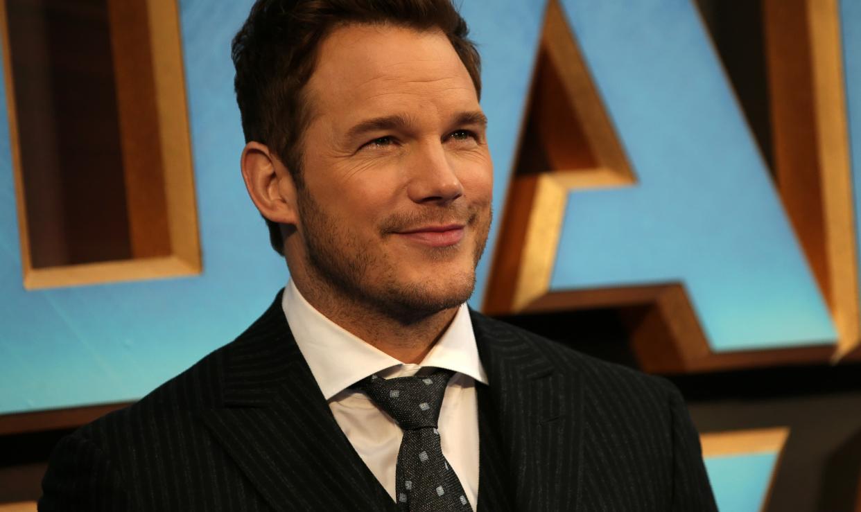 Chris Pratt à Londres en avril 2017 - Daniel Leal-Olivas - AFP
