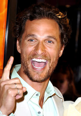 Matthew McConaughey at the Hollywood premiere of Paramount Pictures' Sahara