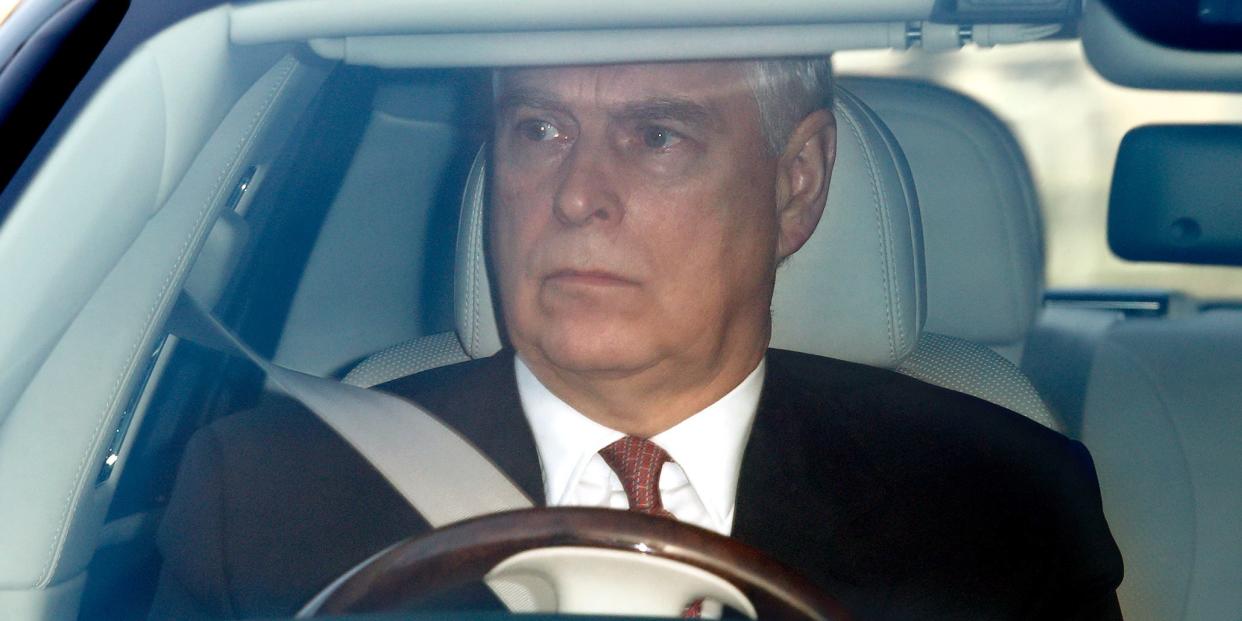 Prince Andrew, Duke of York, attended a Christmas dinner at Buckingham Palace on December 18.