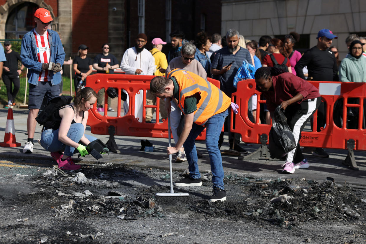 Sunderland, Britain, August 3, 2024. REUTERS/Hollie Adams