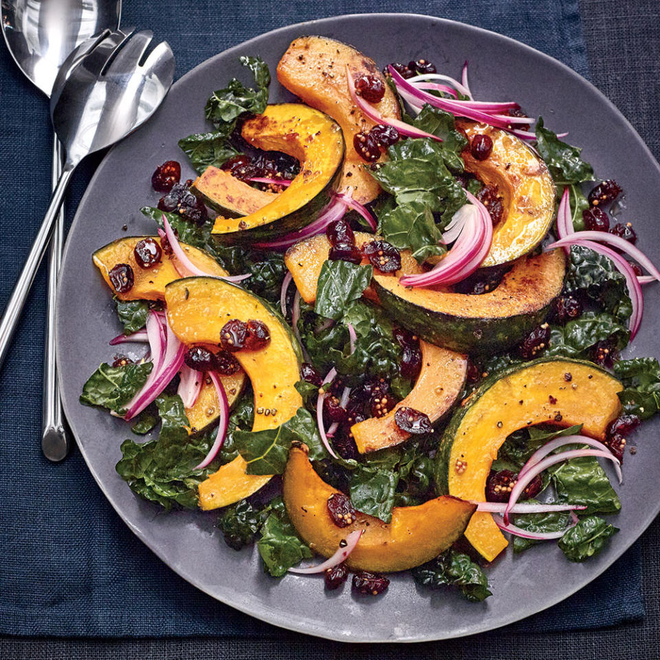 Roasted Kabocha and Kale Salad