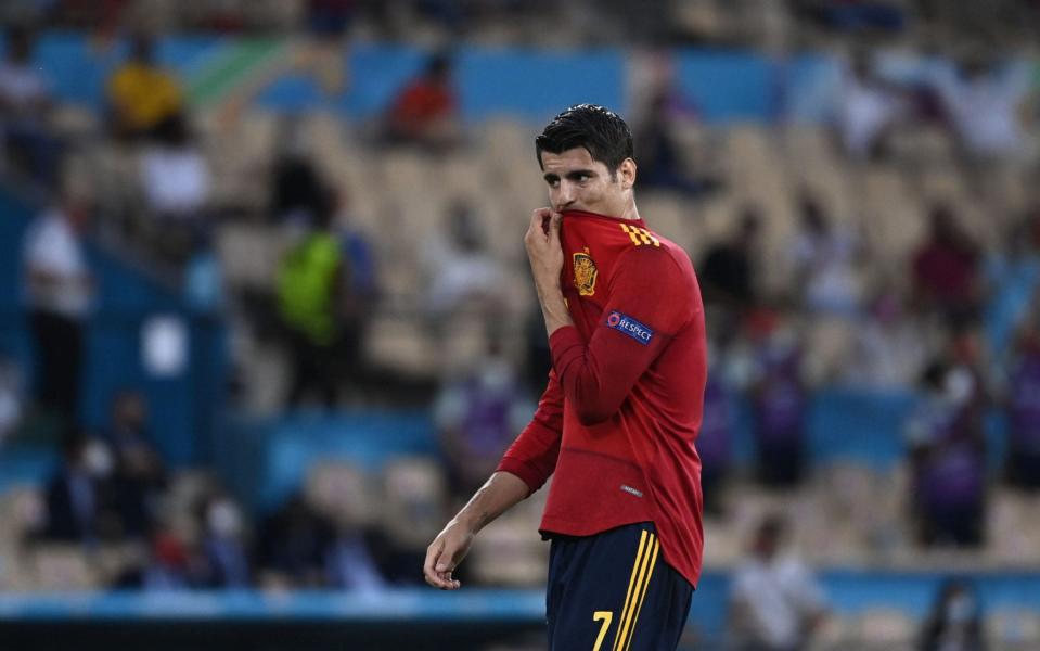 Alvaro Morata struggled in Spain's Group E opener against Sweden - SHUTTERSTOCK