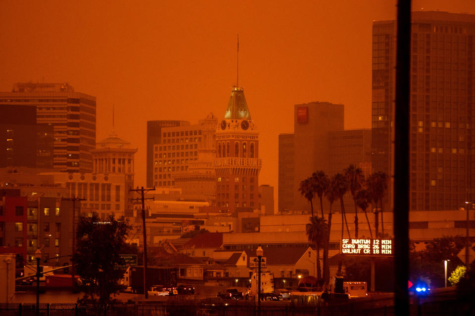 San Francisco, como nunca antes vista debido a los incendios