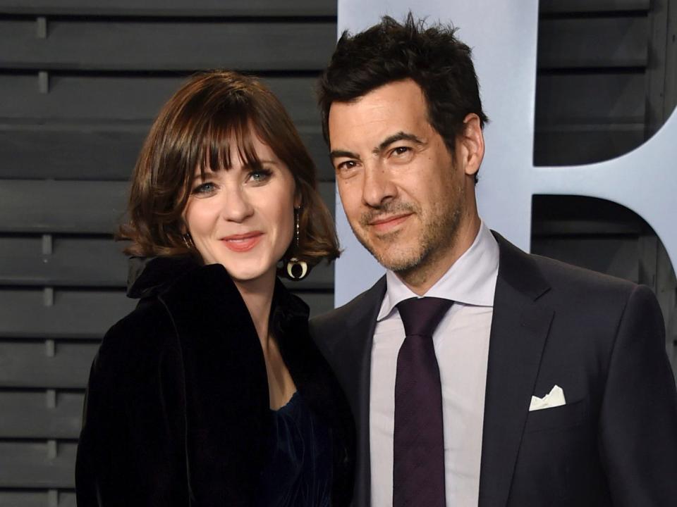 Zooey Deschanel and Jacob Pechenik march 2018