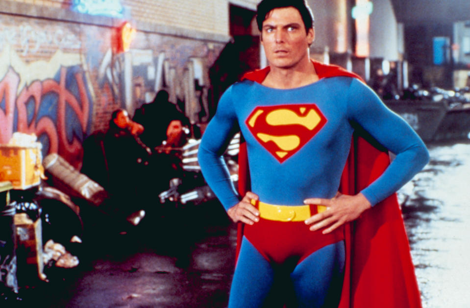 Christopher Reeve as Superman in 1983's Superman III. (Photo: Warner Bros./ Courtesy: Everett Collection)