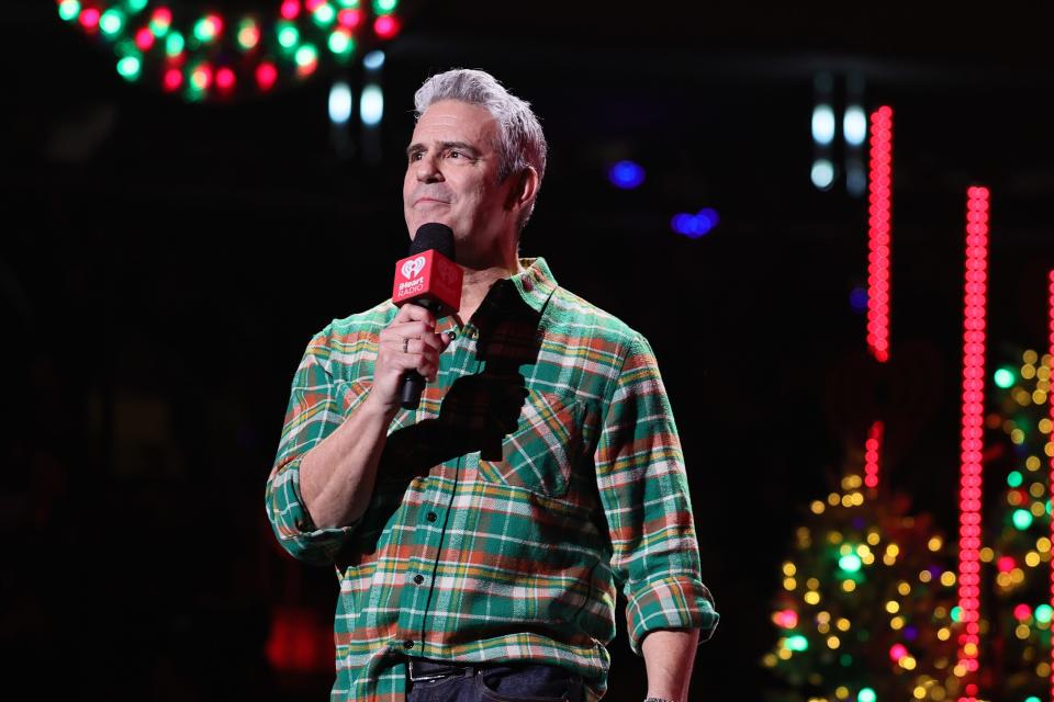 Andy Cohen speaks onstage during iHeartRadio z100's Jingle Ball 2023 Presented By Capital One at Madison Square Garden on December 08, 2023 in New York City.