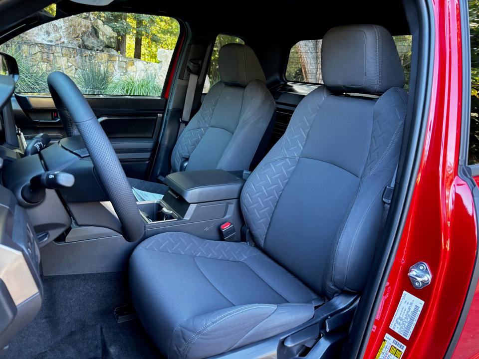 2024 Toyota Tacoma front seat.