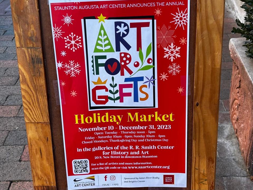 Arts for Gifts in Downtown Staunton