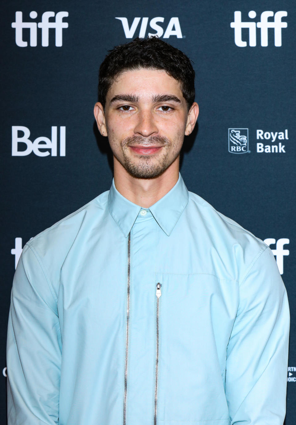 Isaac Powell on the red carpet