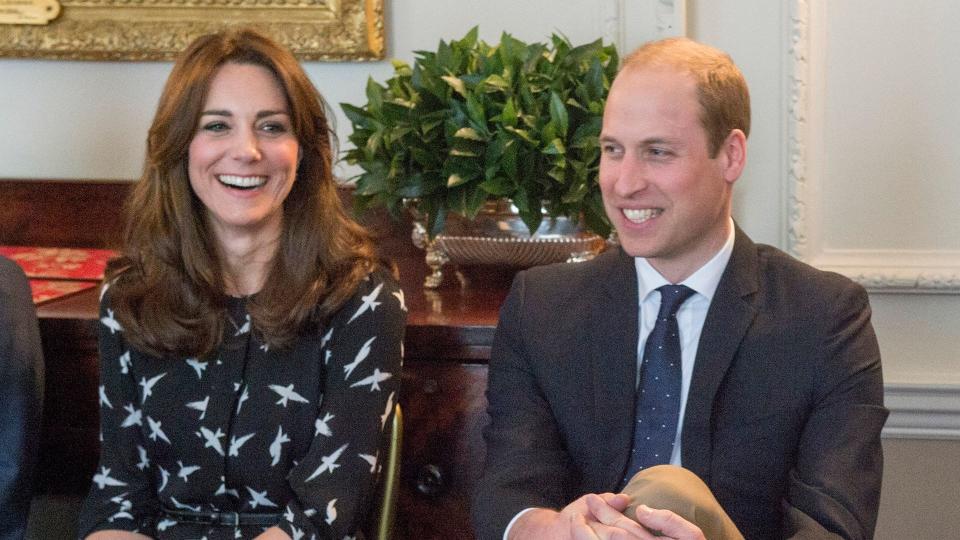 Princess Kate and Prince William sitting together