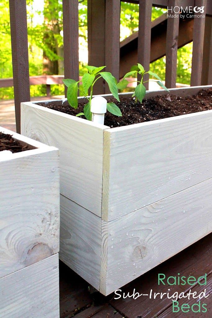 raised bed ideas sub irrigation system