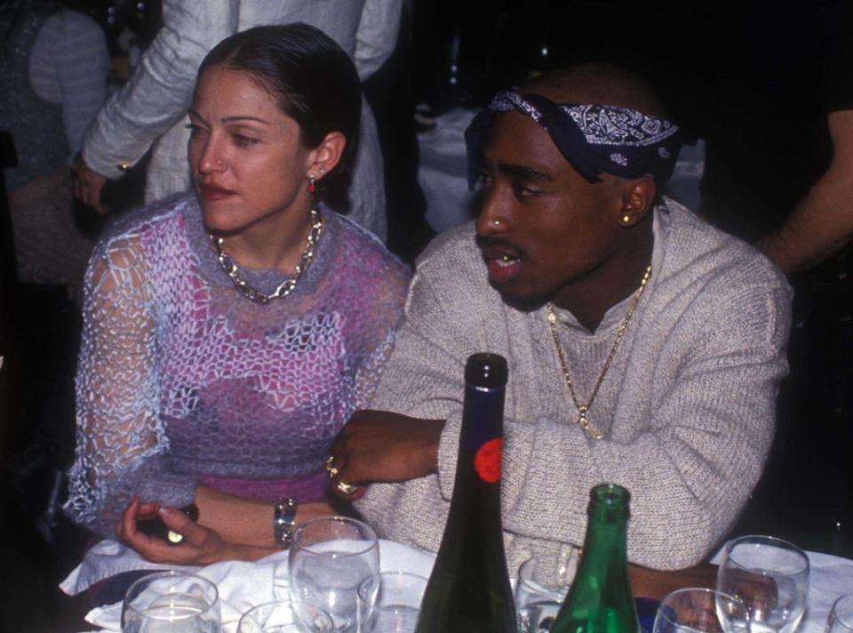 Madonna and Tupac Shakur