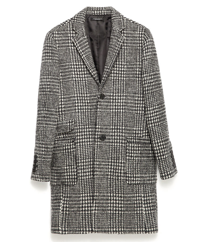 Zara Check Coat