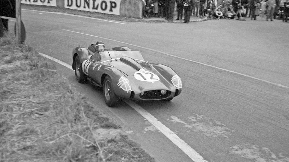 The 1957 Ferrari Testa Rossa back in its racing days