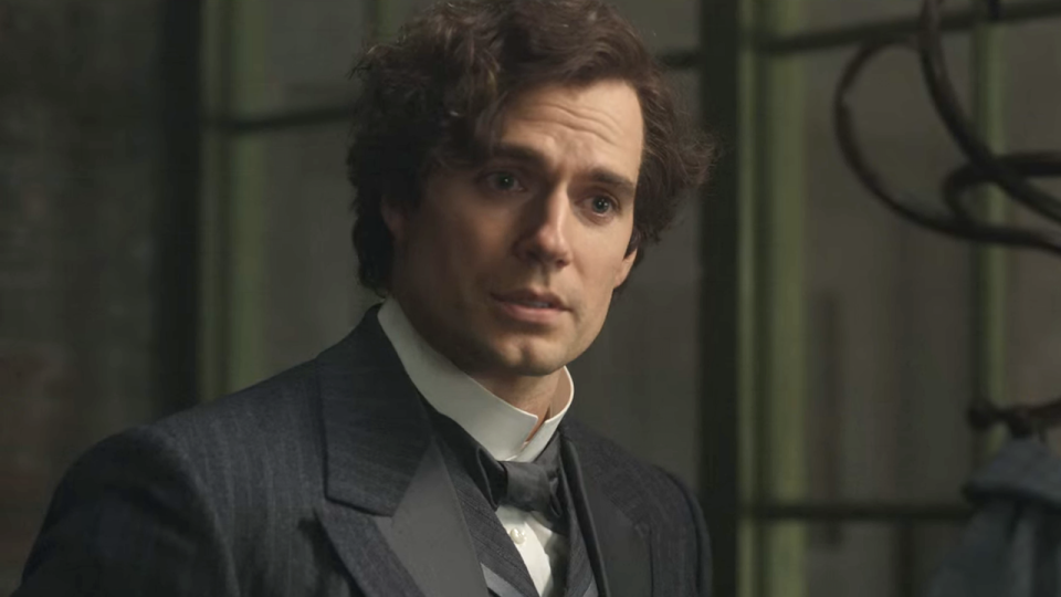 henry cavill as sherlock in enola holmes 2