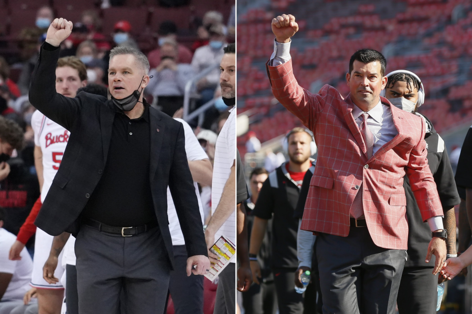 Chris Holtmann (left) and Ryan Day have received contract extensions.