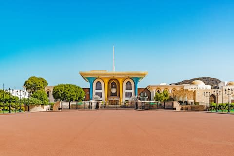 Al Alam Palace in Muscat - Credit: JPAaron - Fotolia