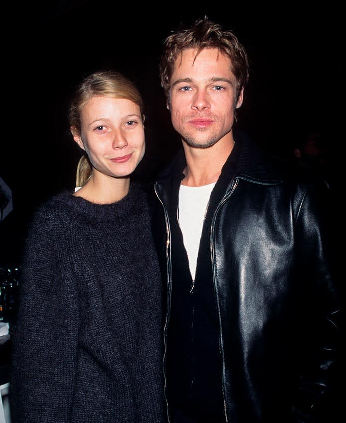 Brad Pitt y la que fue su prometida Gwyneth Paltrow