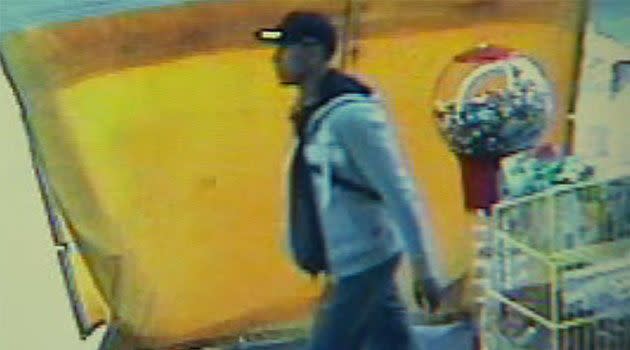 Police have released CCTV video of a man they would like to speak to in relation to the attack. Photo: Supplied