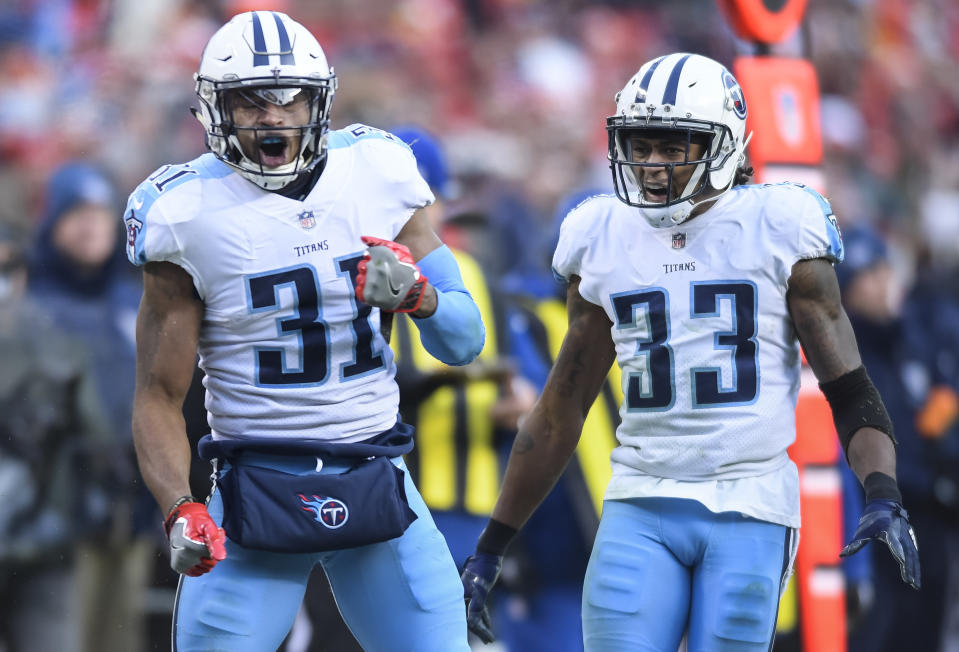 Tennessee Titans free safety Kevin Byard doesn’t appear to be on Deion Sanders’ radar. (AP)