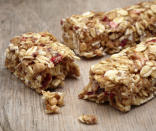 Granola bars: “Granola bars are really just chocolate bars in disguise,” says Miller. If you’re on the go and really want a granola bar, read the label and make sure it has at least four grams of fibre and less than eight grams of sugar, advises Miller. And, if you don’t want to give up your granola bar habit, consider making a batch from scratch on the weekend so you can control what’s in them and then freezing the rest for the week ahead. 