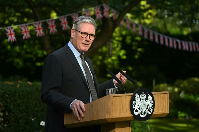 Le Premier ministre britannique Keir Starmar le 17 septembre 2024 à Londres (JUSTIN TALLIS)