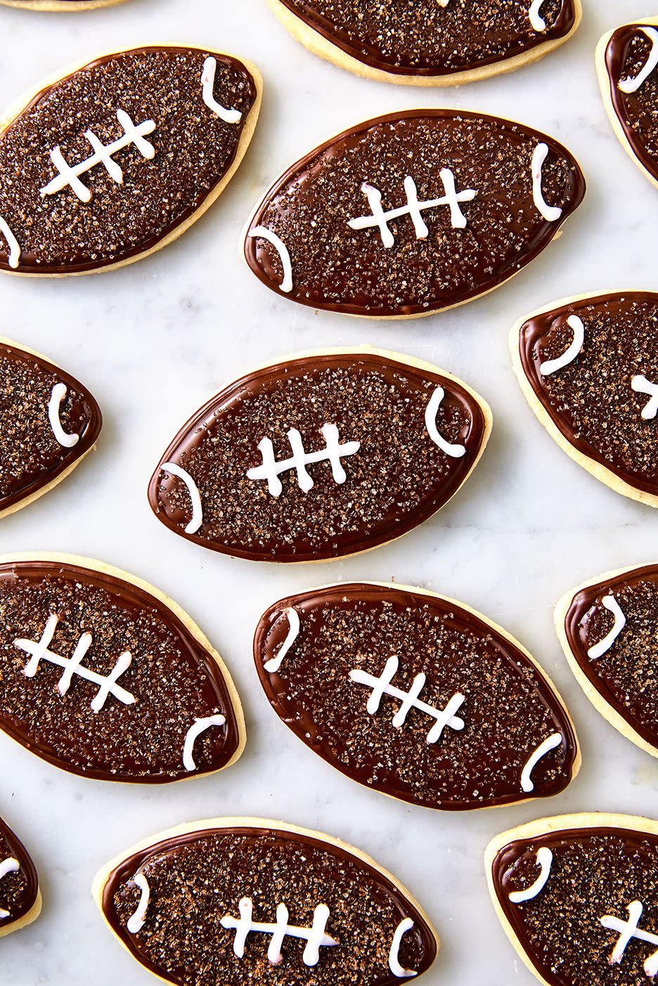 football cookies