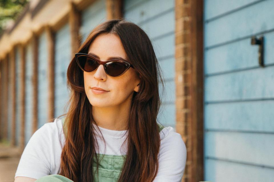 Gemma Styles in 'Seven Wonders' (Courtesy of Kenmark Eyewear)