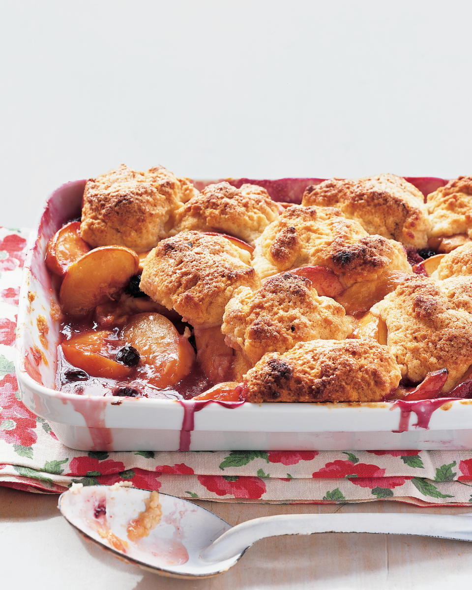 Peach-Blueberry Cobbler