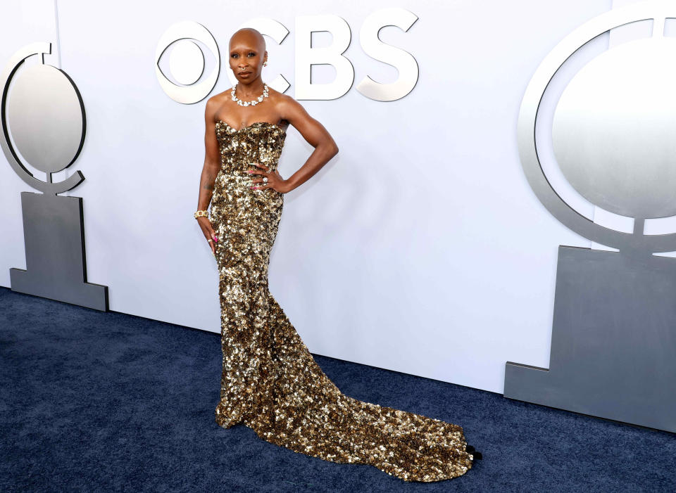 Cynthia Erivo attended the 77th Annual Tony Awards held at the David H. Koch Theater at Lincoln Center on June 16, 2024 in New York City.