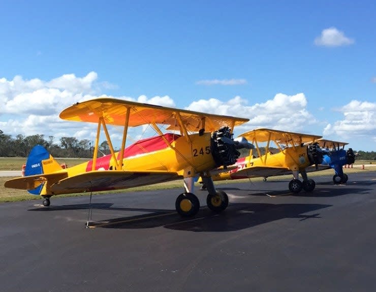 Vintage cars and airplanes are on show Saturday at the Tri-State Warbird Museum.