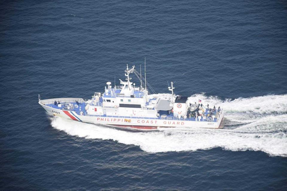 菲海岸警衛隊「斯丹崗號(BRP Sindangan MRRV-4407)」巡邏艦。   圖：翻攝Philippine Coast Guard臉書
