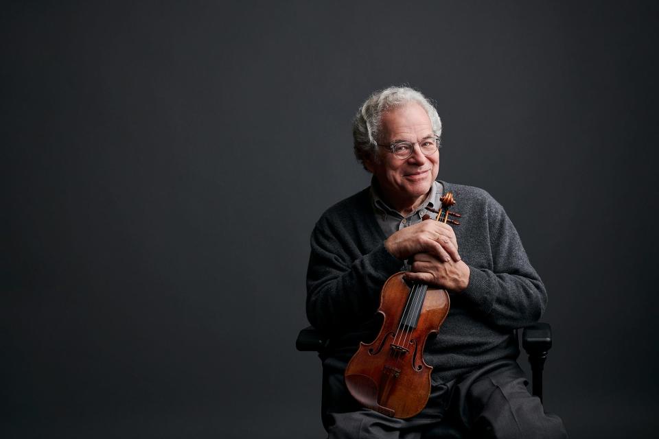 This publicity photo from 2018 shows concert violinist Itzhak Perlman, scheduled to perform with pianist Rohan De Silva on Apr. 29, 2023 at Hugh Hodgson Concert Hall in Athens, Ga.