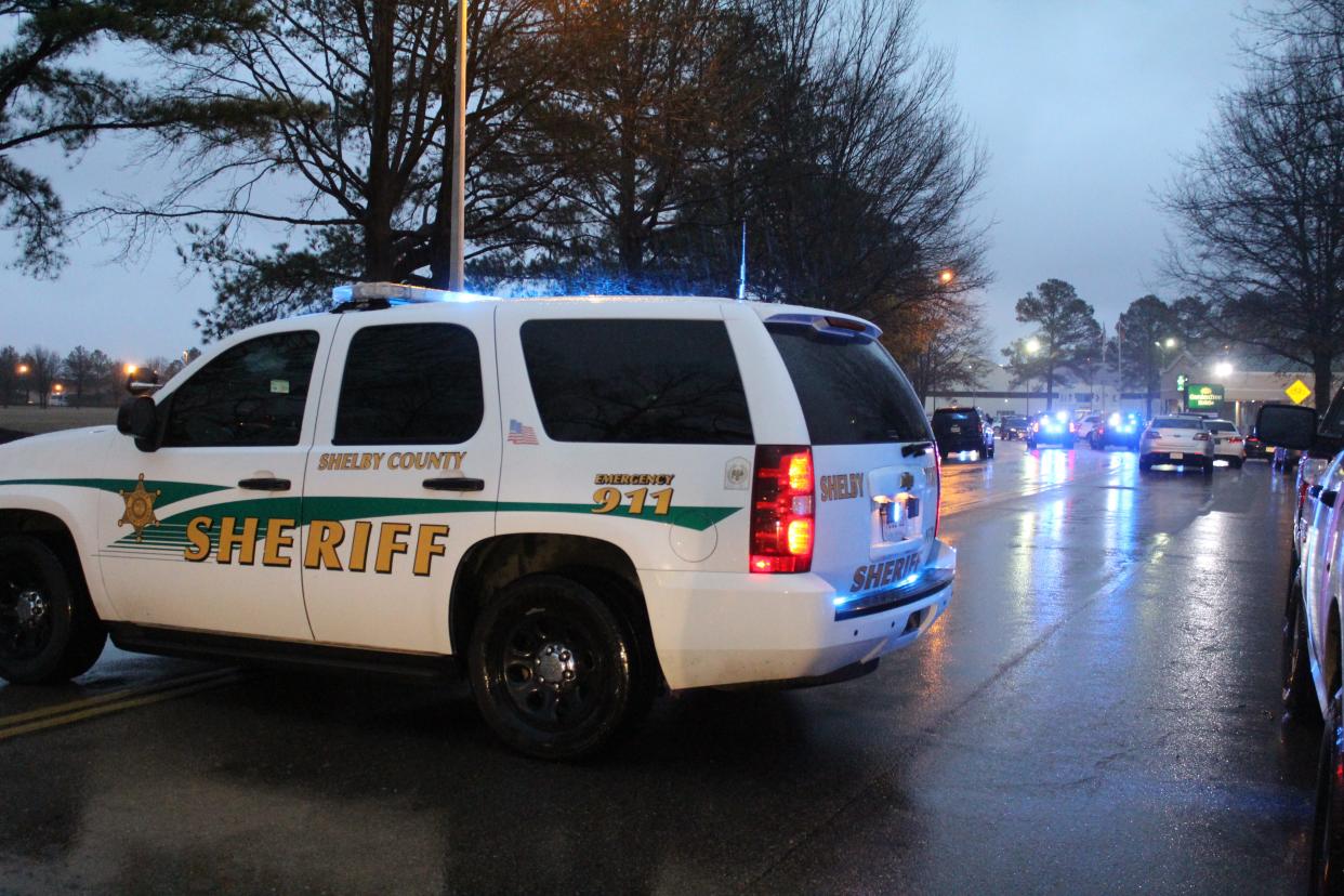 Two Shelby County Sheriff's deputies were given five day suspensions without pay Wednesday.