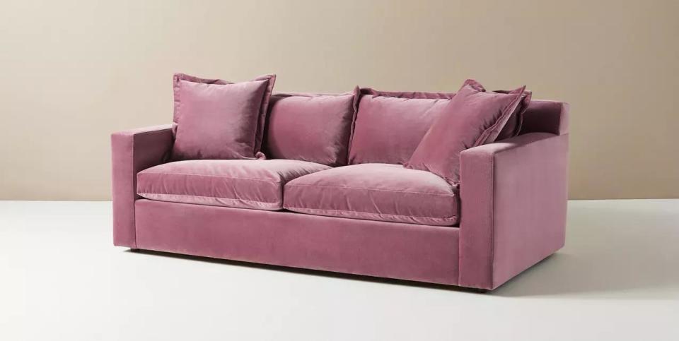 <p><a href="https://go.redirectingat.com?id=74968X1596630&url=https%3A%2F%2Fwww.anthropologie.com%2Fshop%2Fmto%2Fkatina-sleeper-sofa&sref=https%3A%2F%2Fwww.elledecor.com%2Fshopping%2Ffurniture%2Fg60596634%2Fmost-comfortable-sleeper-sofas%2F" rel="nofollow noopener" target="_blank" data-ylk="slk:Shop Now;elm:context_link;itc:0;sec:content-canvas" class="link ">Shop Now</a></p><p>Katina Sleeper Sofa</p><p>Anthropologie</p><p>$2398.00</p><span class="copyright">Anthropologie</span>